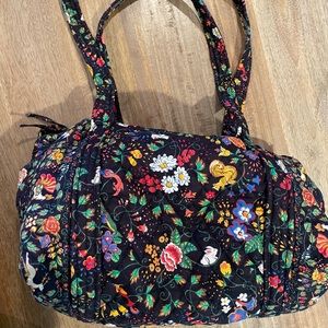 Vera Bradley vintage print small duffle